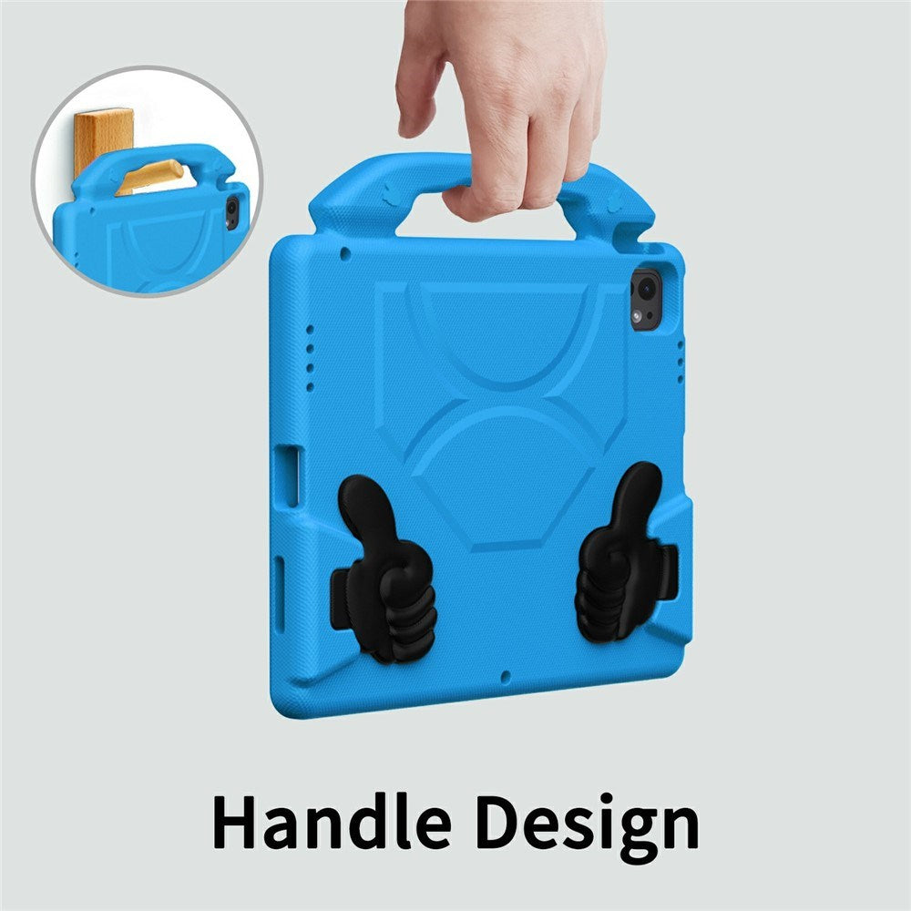 EIDERWOOD iPad Pro 12.9" (2022-2018) / Air 13" (2026-2024) / Pro 13" (2025-2024) Barn Deksel m. Thumb Kickstand - Blå