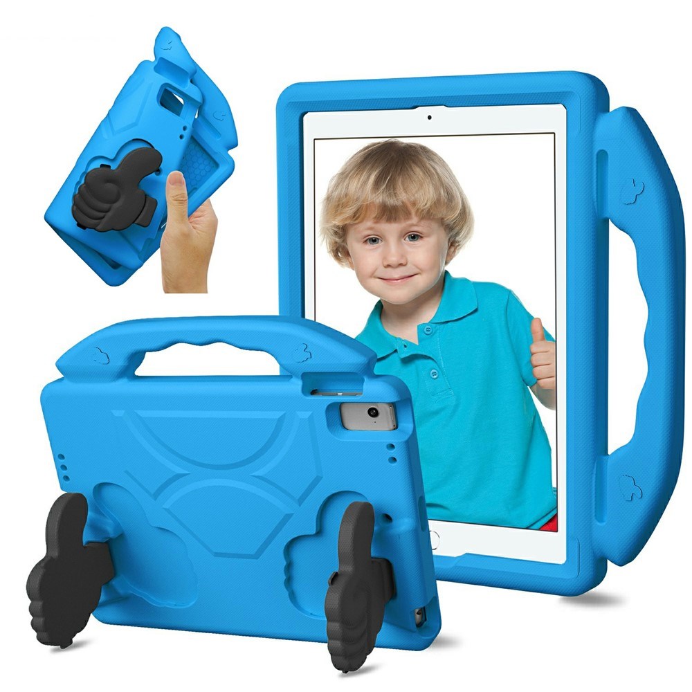 EIDERWOOD iPad 9.7" (2018 / 2017) / Air 2 / Air Barn Deksel m. Thumb Kickstand - Blå