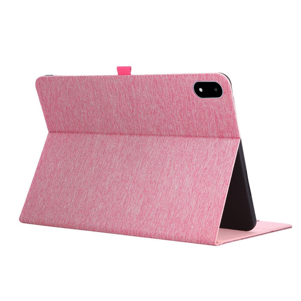 OnePlus Pad 3 Kunstskinn Flip Deksel m. Kortholder & Ståfunksjon - Rosa