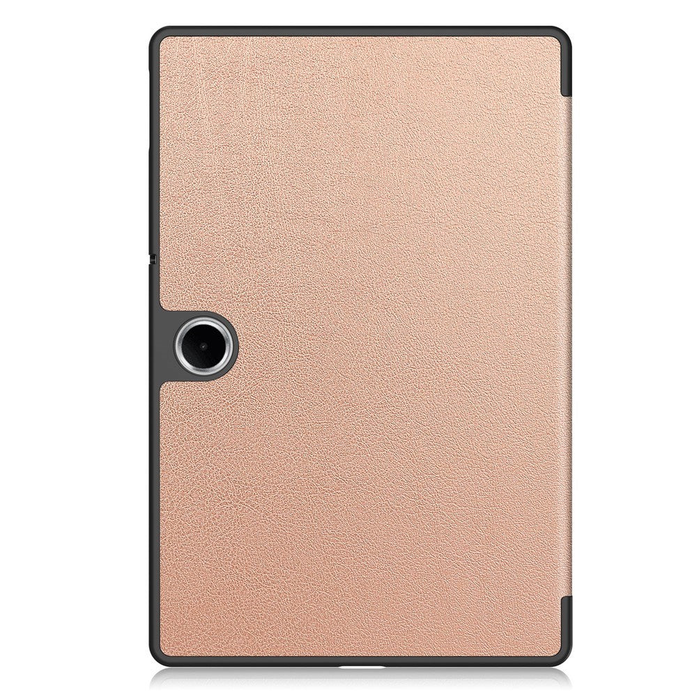OnePlus Pad EIDERWOOD Lite Kunstskinn Flip Deksel m. Ståfunksjon - Rose Gull