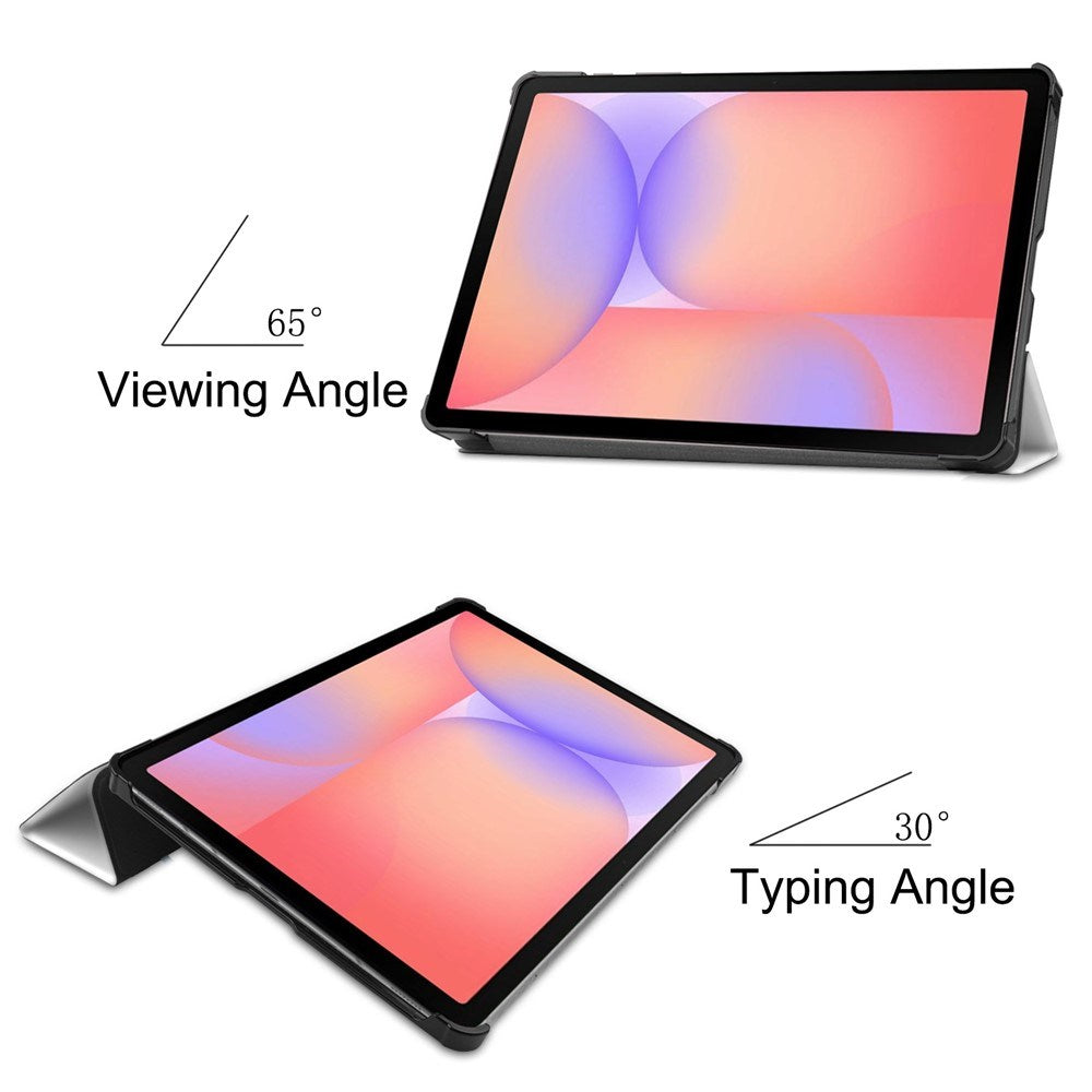EIDERWOOD Samsung Galaxy Tab S11 / S10 Lite Kunstskinn Flipp Deksel med Motiv - Sovende Katt