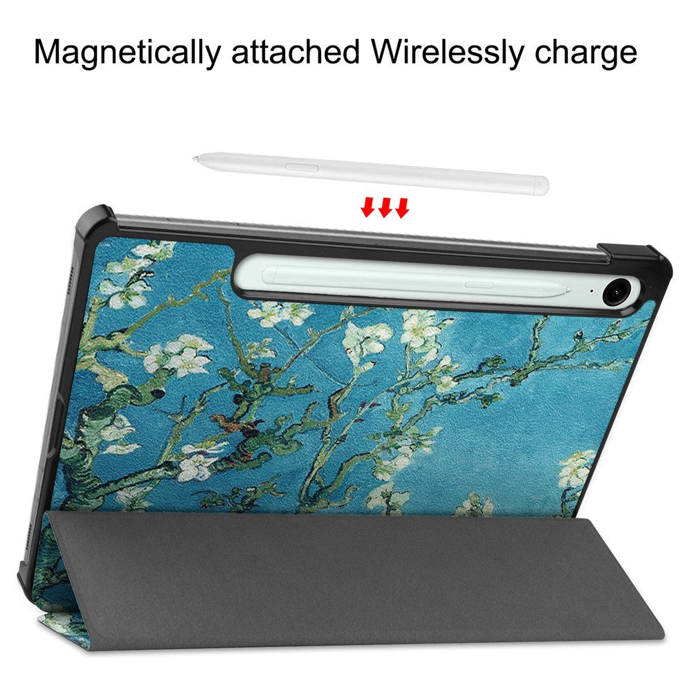 EIDERWOOD Samsung Galaxy Tab S11 / S10 Lite Kunstskinn Flipp Deksel med Motiv - Tre