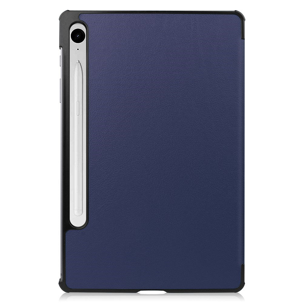 EIDERWOOD Samsung Galaxy Tab S11 / S10 Lite Tri-Fold Kunstskinn Flip Deksel – Blå