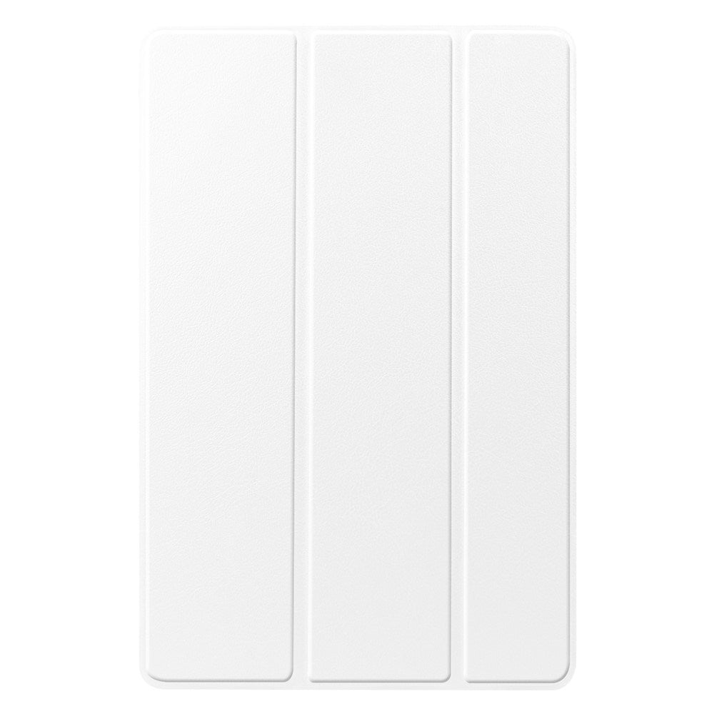 EIDERWOOD Samsung Galaxy Tab S11 / S10 Lite Tri-Fold Kunstskinn Flip Deksel – Hvit