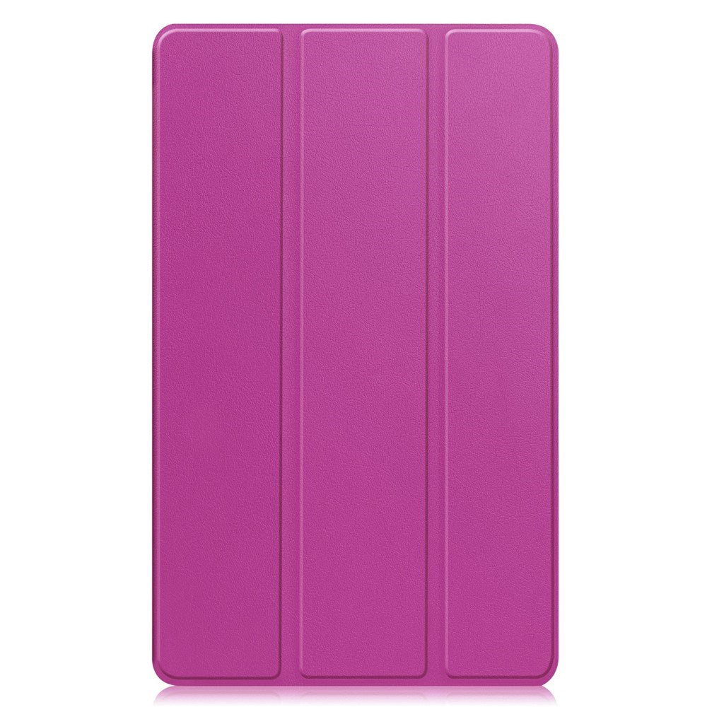 Samsung Galaxy Tab A11 EIDERWOOD Skinn Deksel m. Stativfunksjon - Lilla