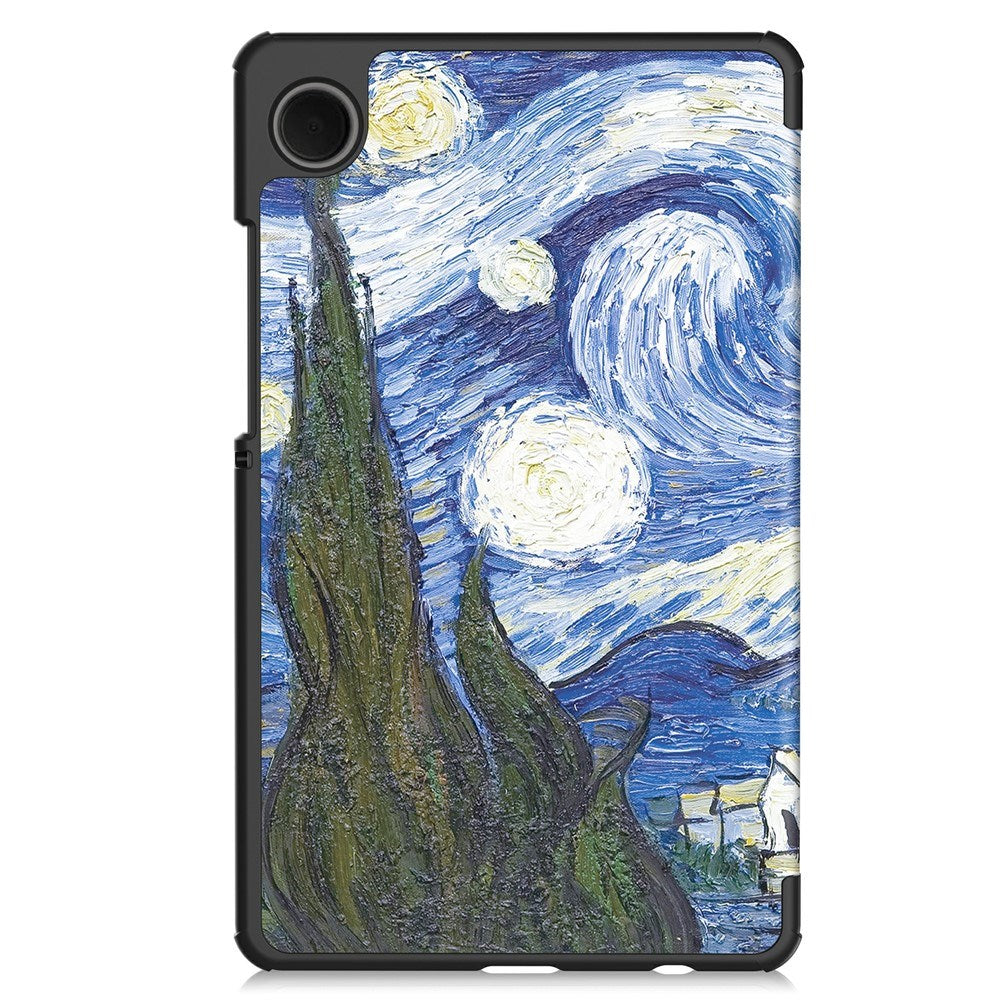 EIDERWOOD Samsung Galaxy Tab A11 Kunstskinn Flipp Deksel med Motiv - Nattehimmelen