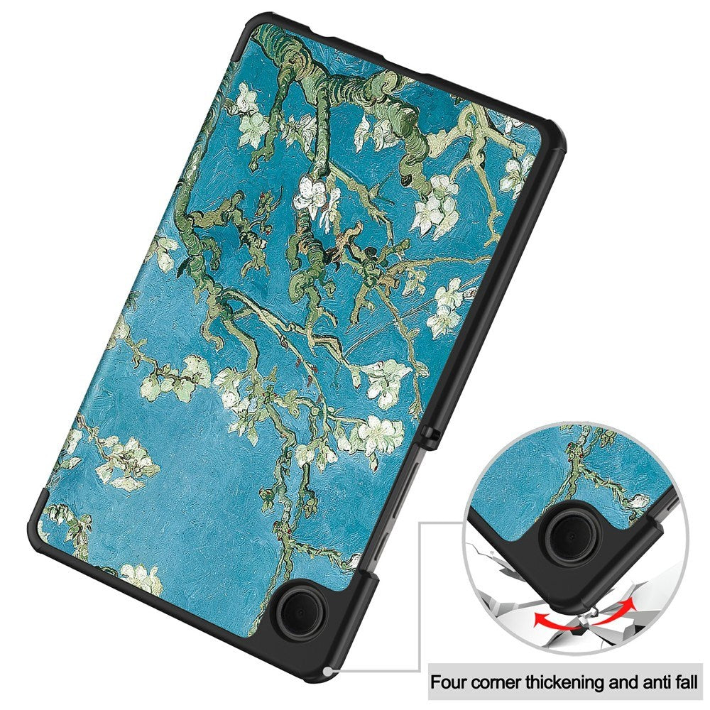 EIDERWOOD Samsung Galaxy Tab A11 Kunstskinn Flipp Deksel med Motiv - Blomster
