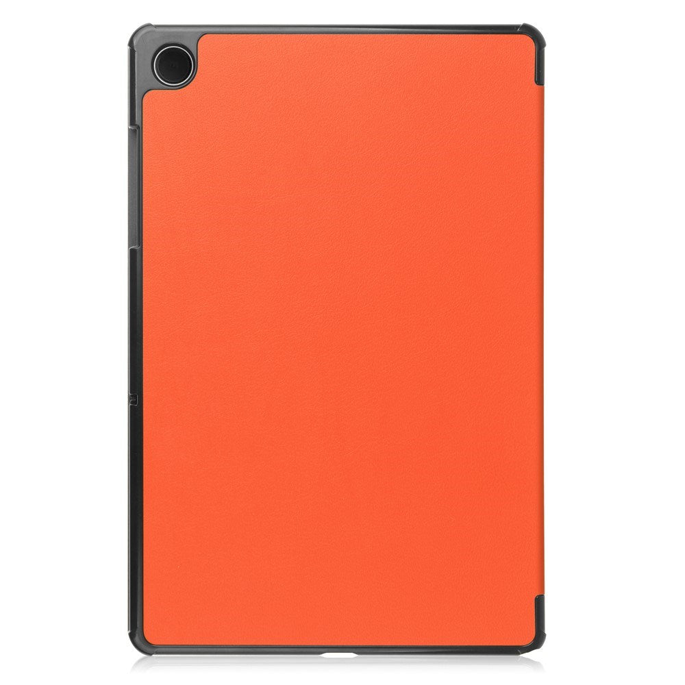 Samsung Galaxy Tab A11+ (Plus) EIDERWOOD Kunstskinn Deksel med Stativfunksjon - Oransje