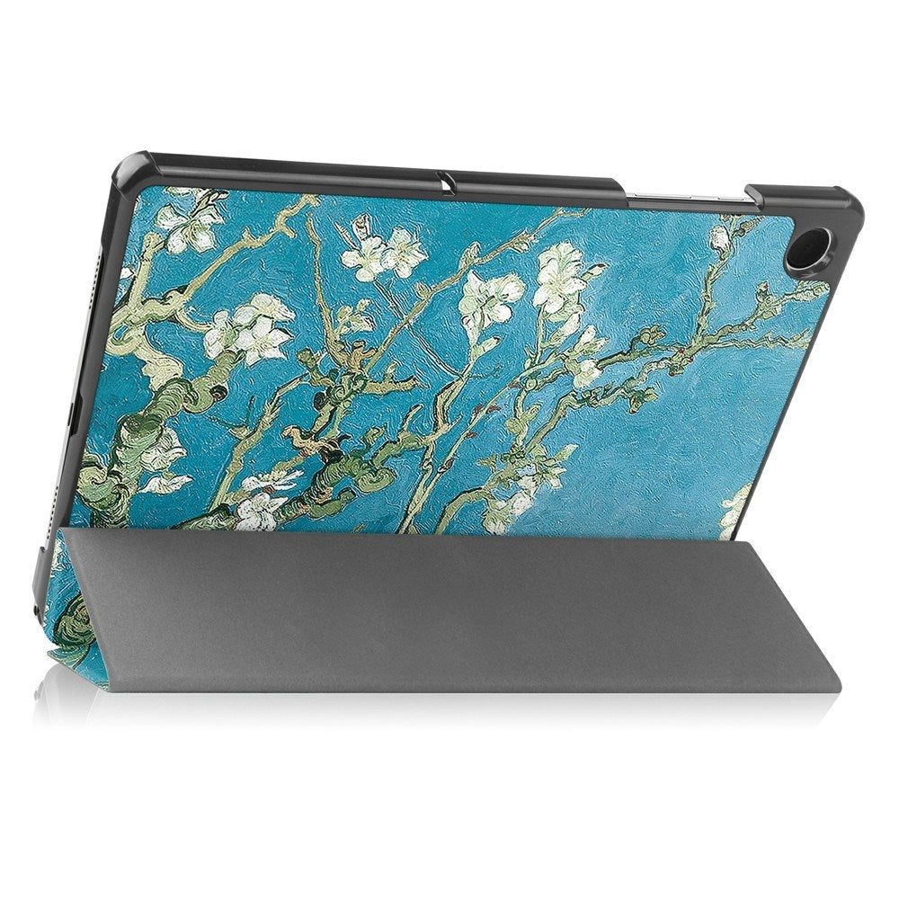 Samsung Galaxy Tab A11+ (Plus) EIDERWOOD Kunstskinn Flipp Deksel med Motiv - Blomster