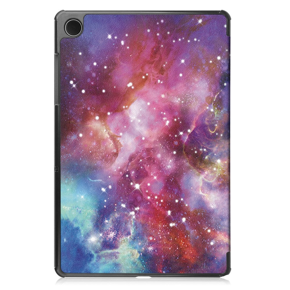 Samsung Galaxy Tab A11+ (Plus) EIDERWOOD Kunstskinn Flipp Deksel med Motiv - Galakse
