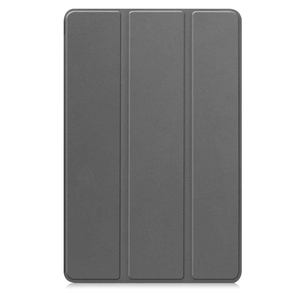 Samsung Galaxy Tab S11 Ultra EIDERWOOD Skinn Deksel m. Stativfunksjon - Grå