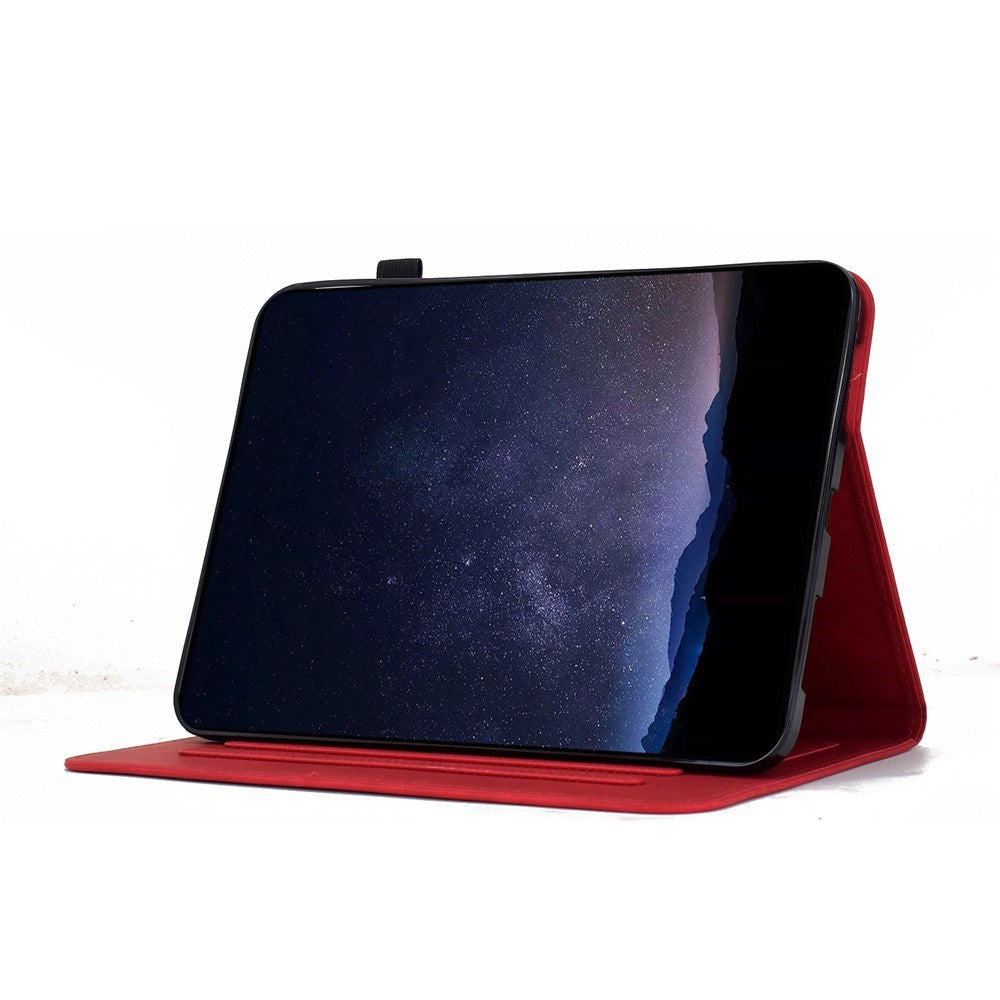Lenovo Idea Tab Pro / Tab P12 Pro EIDERWOOD Flippdeksel med Blomstertrykk - Rød