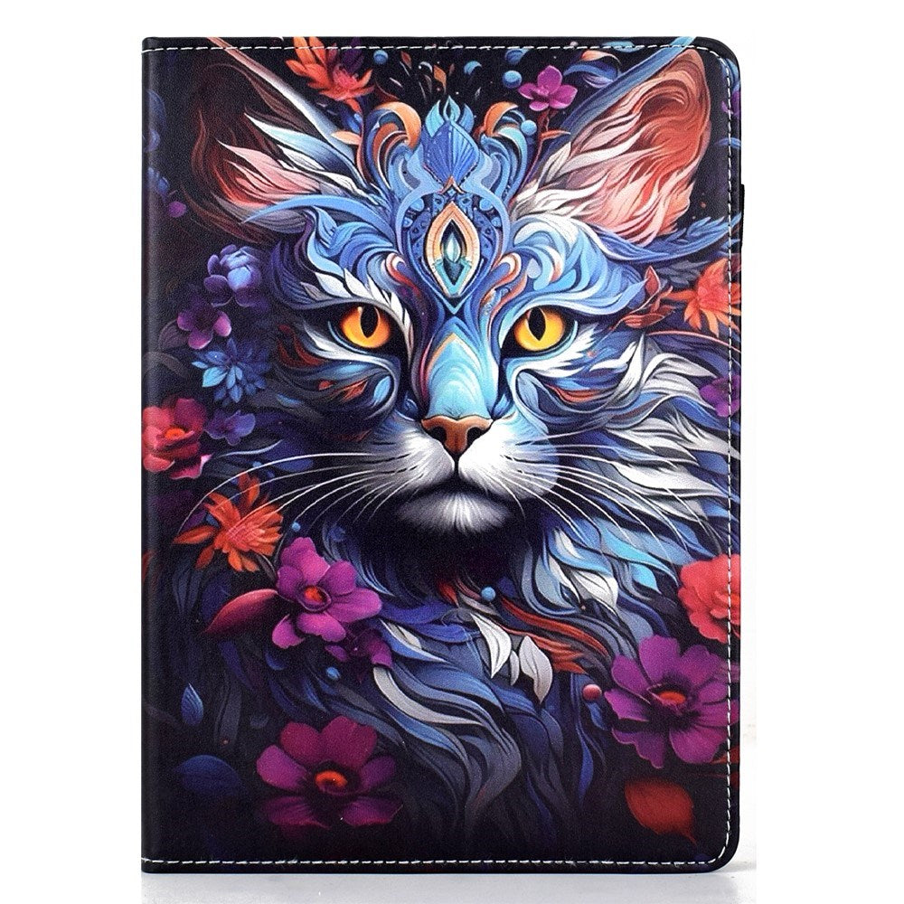 Lenovo Idea Tab Pro / Tab P12 Pro EIDERWOOD Fargerik Flippdeksel med Motiv – Katt