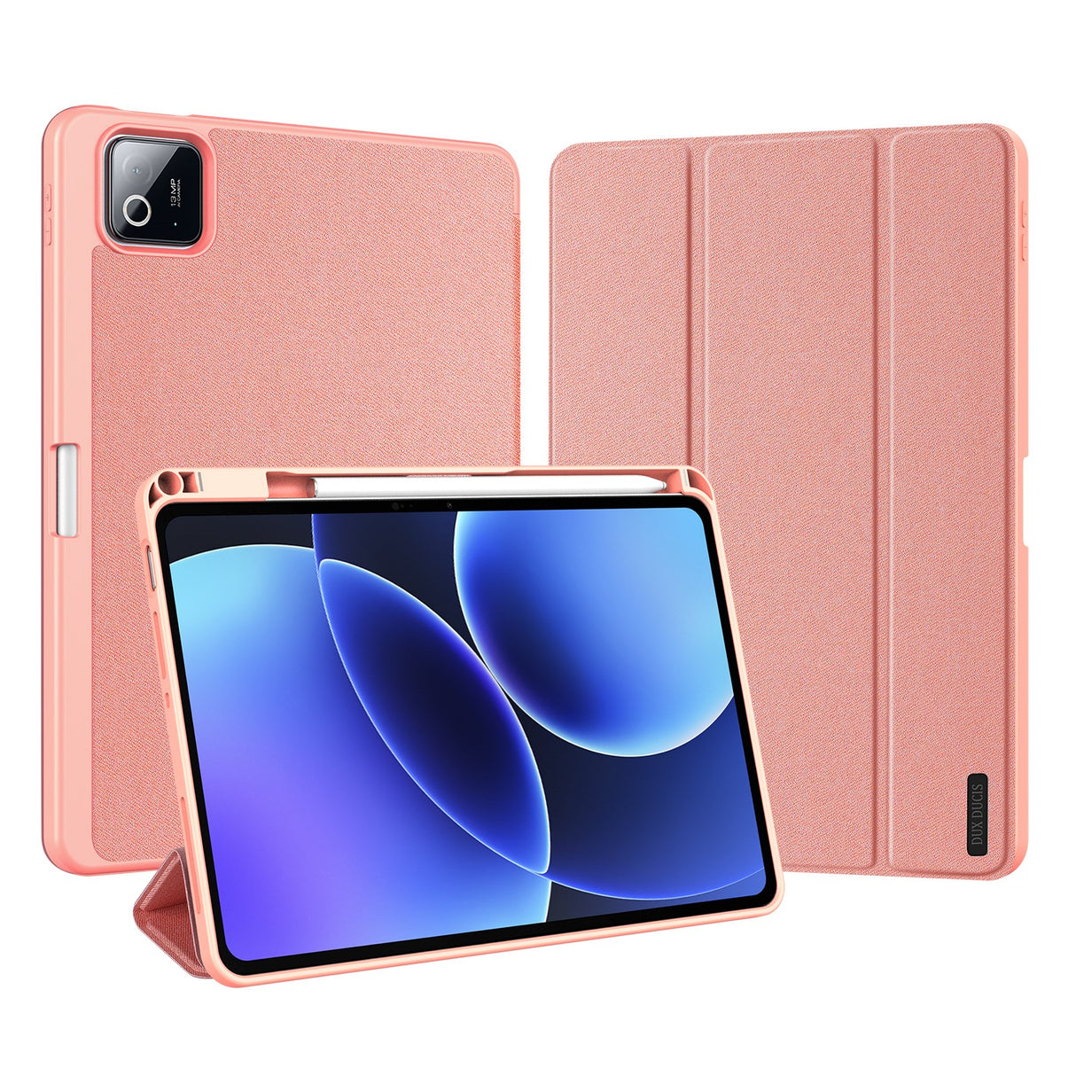 Xiaomi Pad 8 / 8 Pro / 7 / 7 Pro DUX DUCIS Tri-Fold Kunstskinn Flip Deksel - Rosa