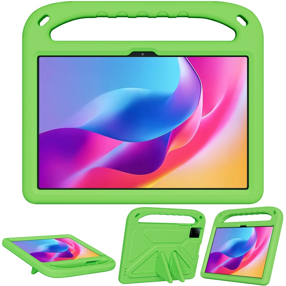 TCL Tab 10L Gen 4 EIDERWOOD Barne Deksel m. Håndtak & Stativ - Grønn