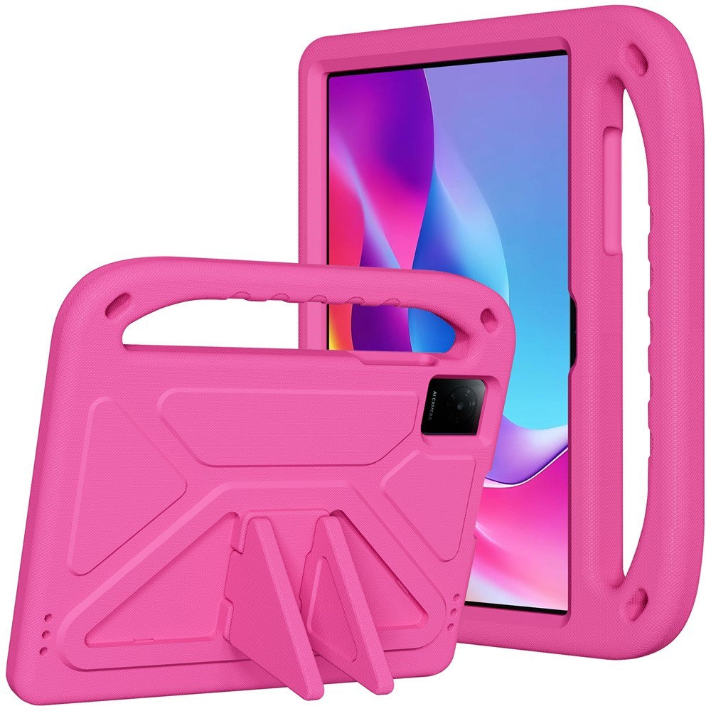 TCL Tab 10L Gen 4 EIDERWOOD Barne Deksel m. Håndtak & Stativ - Rosa