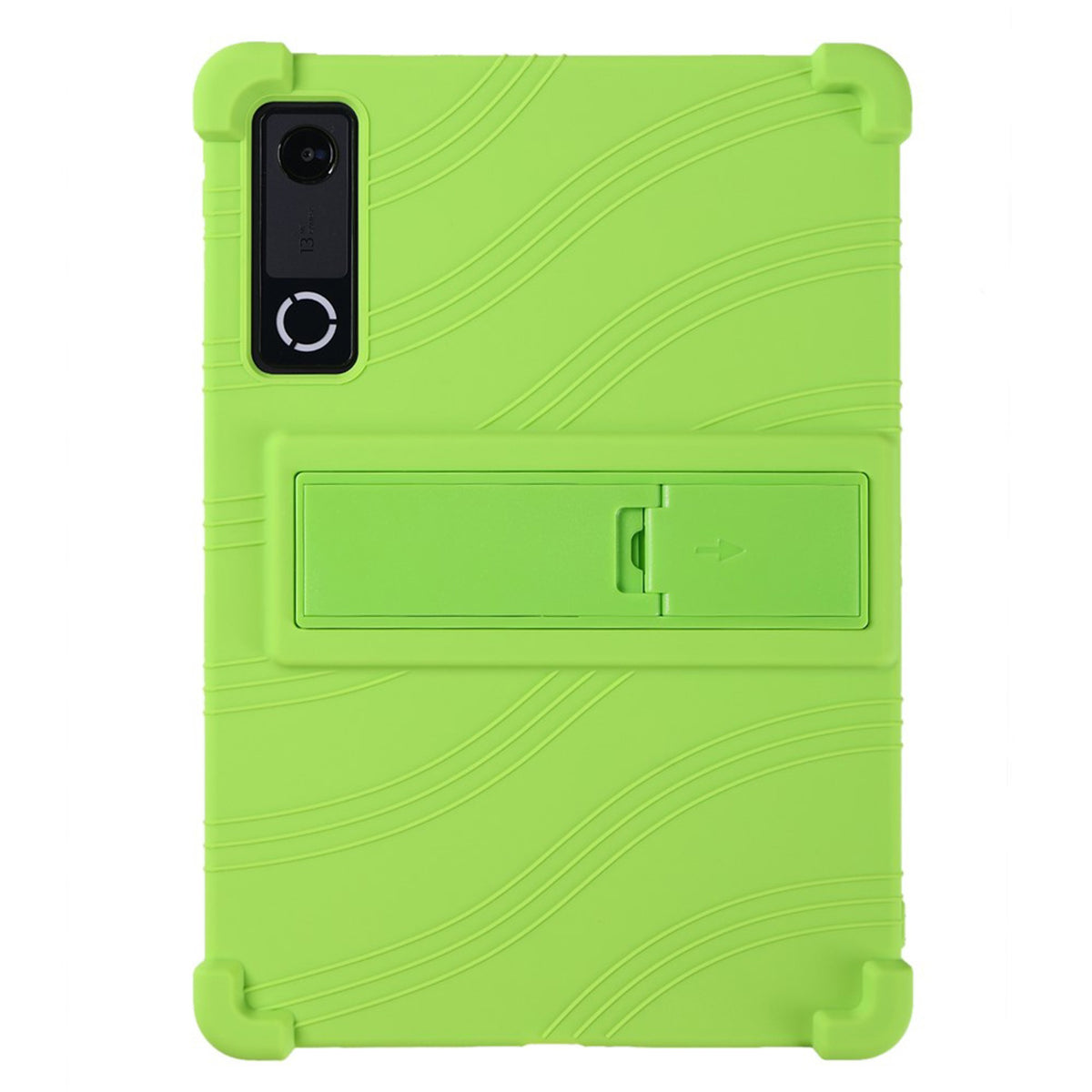 Lenovo Yoga Tab Gen 2 11.1" EIDERWOOD Robust Silikon Deksel m. Justerbar Kickstand & Støtabsorberende Hjørner - Grønn