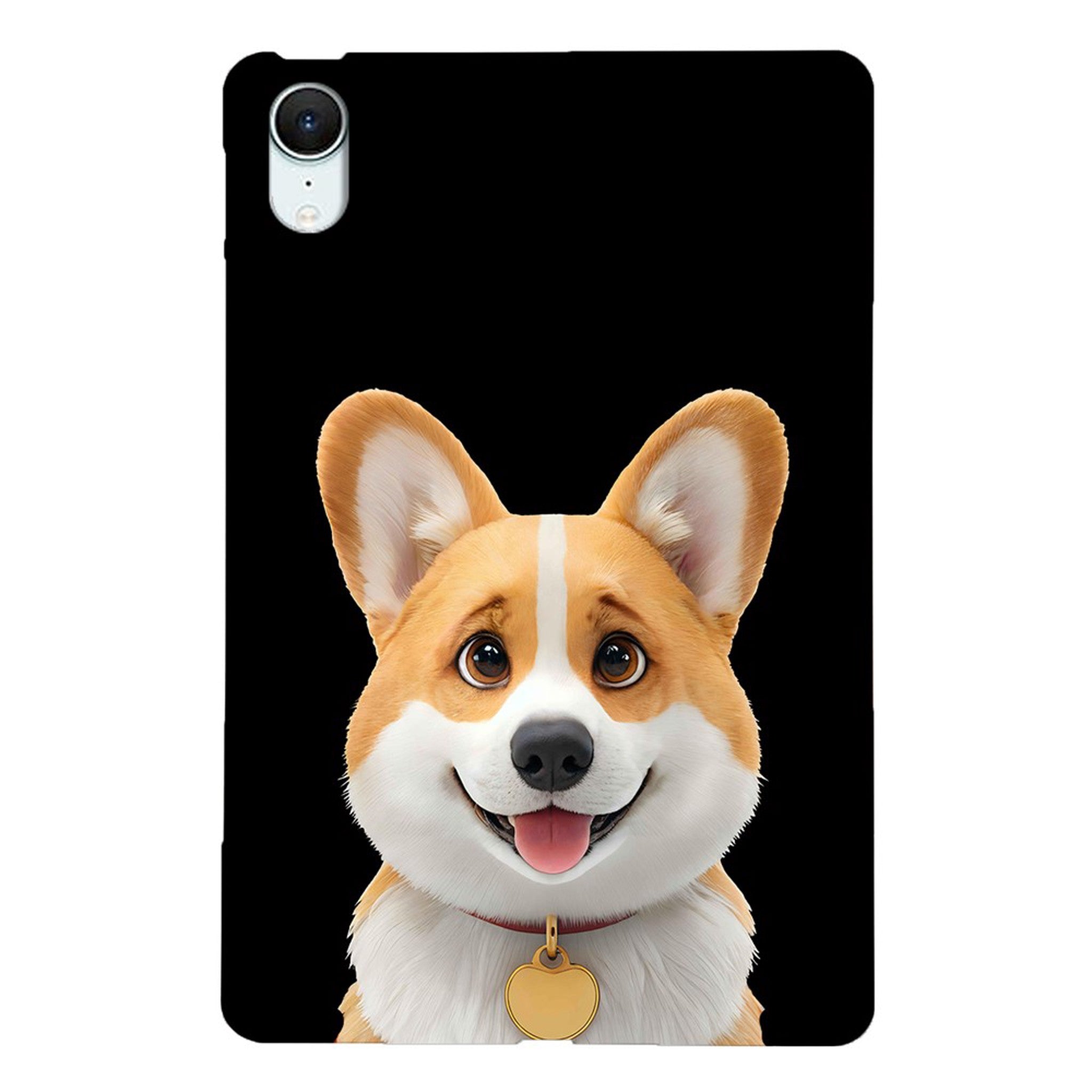 iPad Mini (2026) 8. Gen. EIDERWOOD Fleksibelt Plast Deksel - Hund (Corgi)