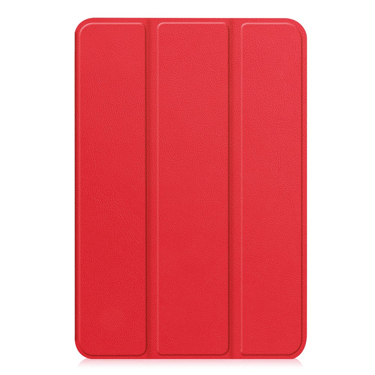 iPad Mini (2026) 8. Gen. EIDERWOOD Kunstskinn Tri-Fold Flip Deksel m. Støttefunksjon - Rød