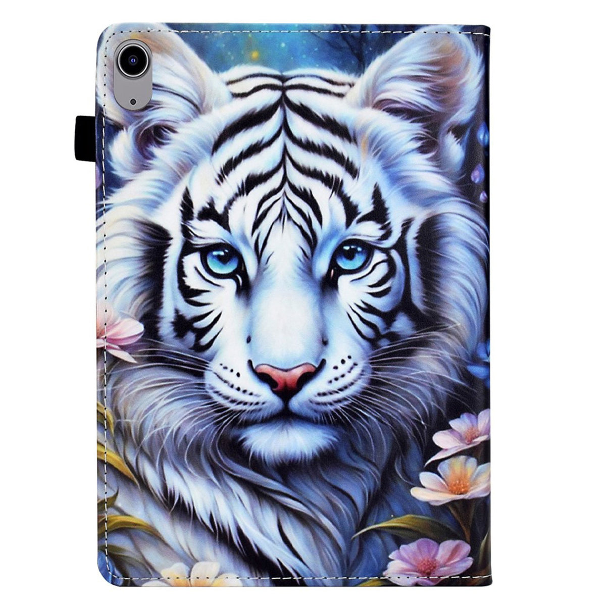 iPad Mini (2026) 8. Gen. EIDERWOOD Kunstskinn Flip Deksel m. Kortholder - Tiger