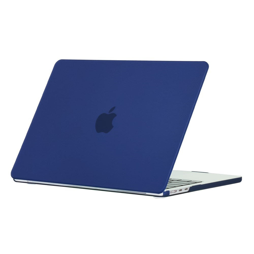 MacBook Air 13" M5/M4/M3/M2 (2026-2022) Matt Plast Deksel – Mørk Blå