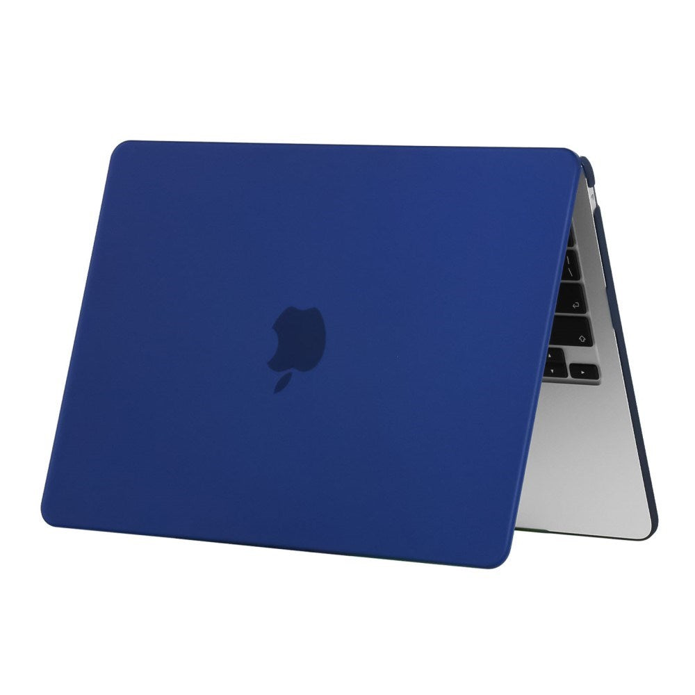 MacBook Air 13" M5/M4/M3/M2 (2026-2022) Matt Plast Deksel – Mørk Blå