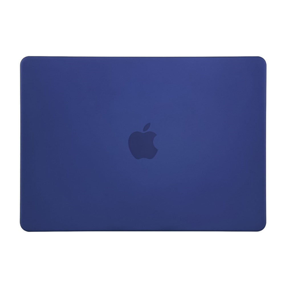 MacBook Air 13" M5/M4/M3/M2 (2026-2022) Matt Plast Deksel – Mørk Blå