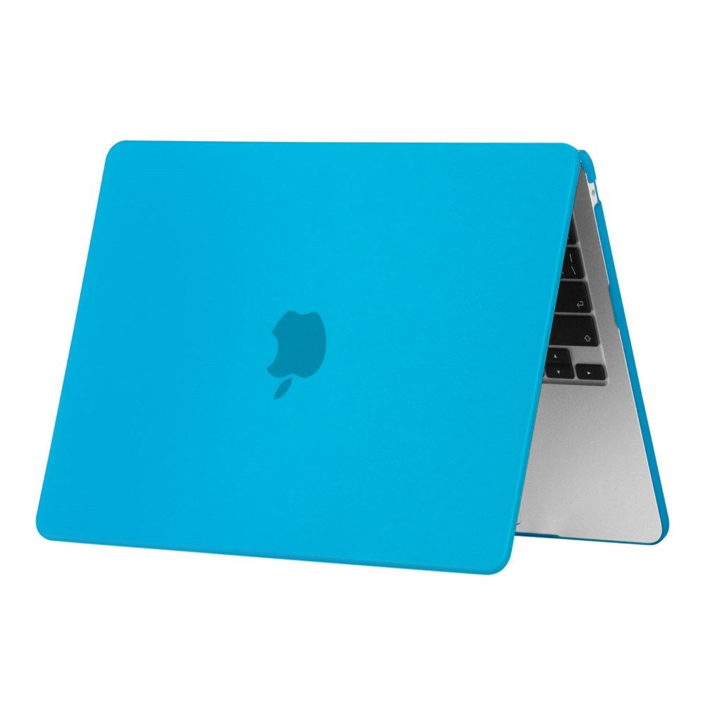 MacBook Air 13" M5/M4/M3/M2 (2026-2022) Matt Plast Deksel – Blå