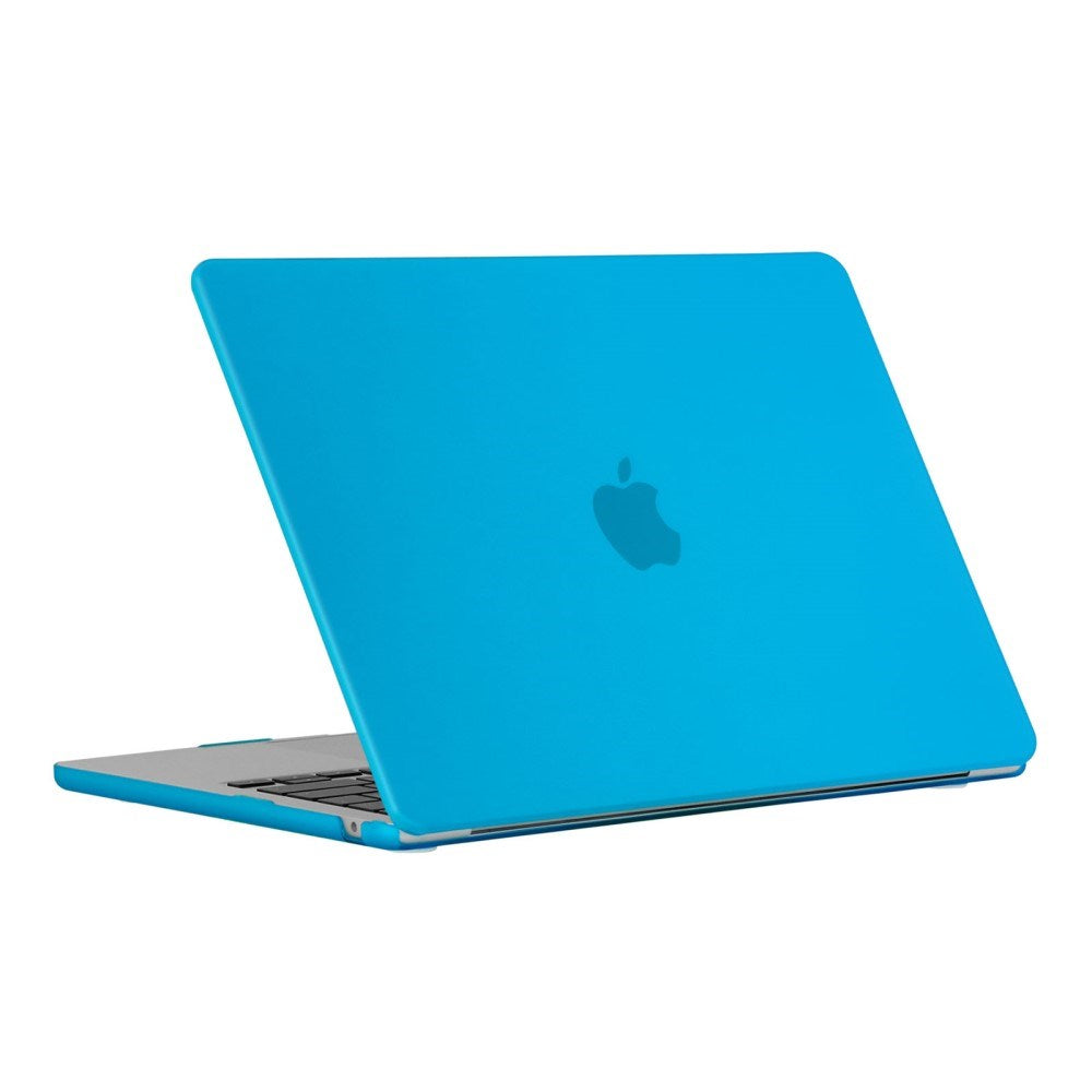 MacBook Air 13" M5/M4/M3/M2 (2026-2022) Matt Plast Deksel – Blå