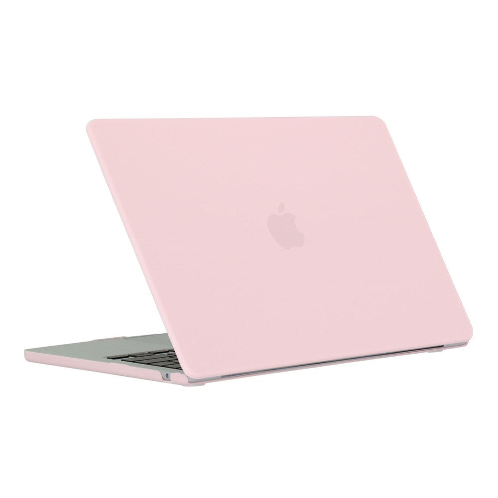 MacBook Air 13" M5/M4/M3/M2 (2026-2022) Matt Plast Deksel – Rosa