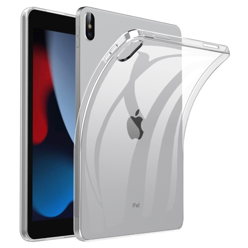 iPad 11" (2025) / iPad 10.9" (2024/2022) Fleksibelt TPU Plastbakdeksel - Gjennomsiktig
