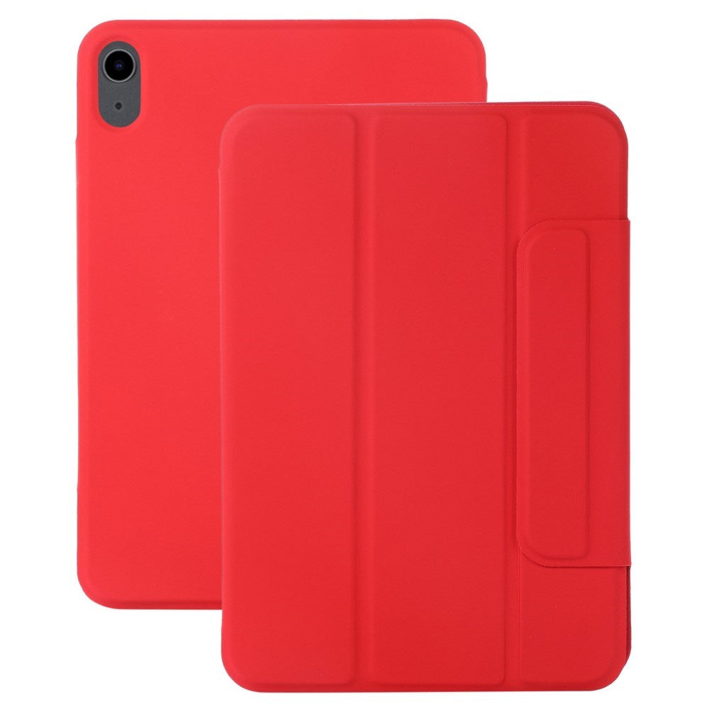 EIDERWOOD iPad 11" (2025) / iPad 10.9" (2024/2022) Magnetisk Tri-Fold Flip Deksel - Rød