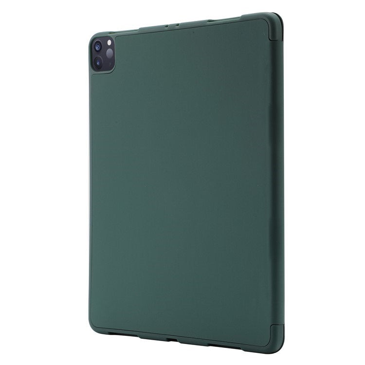 EIDERWOOD iPad Pro 11" (2022 / 2021 / 2020 / 2018) Tri-Fold Kunstskinn Flip Deksel – Mørkegrønn