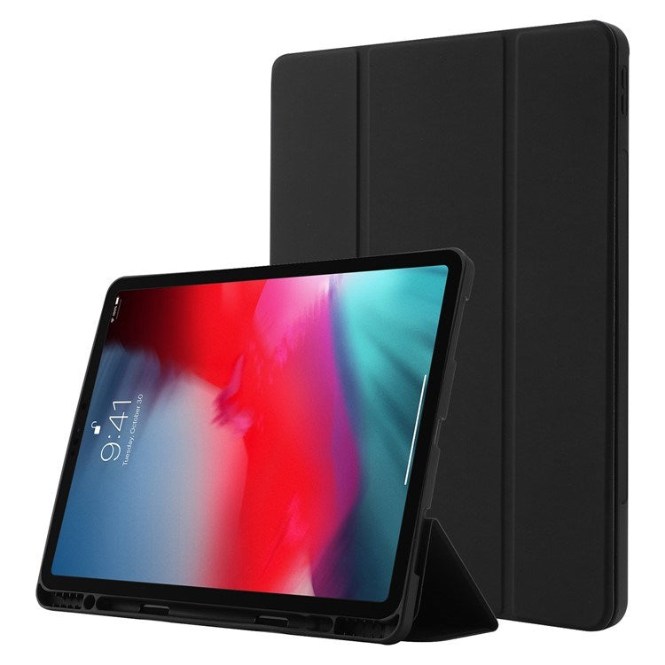 EIDERWOOD iPad Pro 11" (2022 / 2021 / 2020 / 2018) Tri-Fold Kunstskinn Flip Deksel – Svart