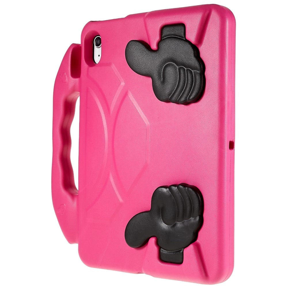 iPad 11" (2025) / iPad 10.9" (2024/2022) Barnedeksel - Thumb Kickstand Bakdeksel - Rosa
