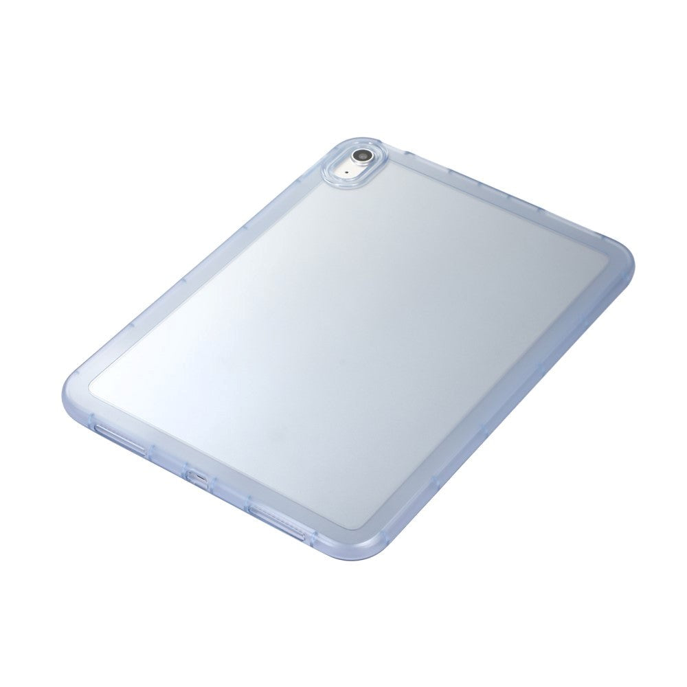 iPad 11" (2025) / iPad 10.9" (2024/2022) Fleksibelt Plast Deksel - Gjennomsiktig / Blå