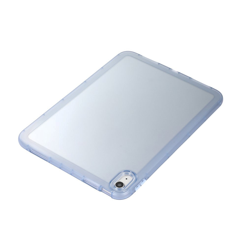 iPad 11" (2025) / iPad 10.9" (2024/2022) Fleksibelt Plast Deksel - Gjennomsiktig / Blå