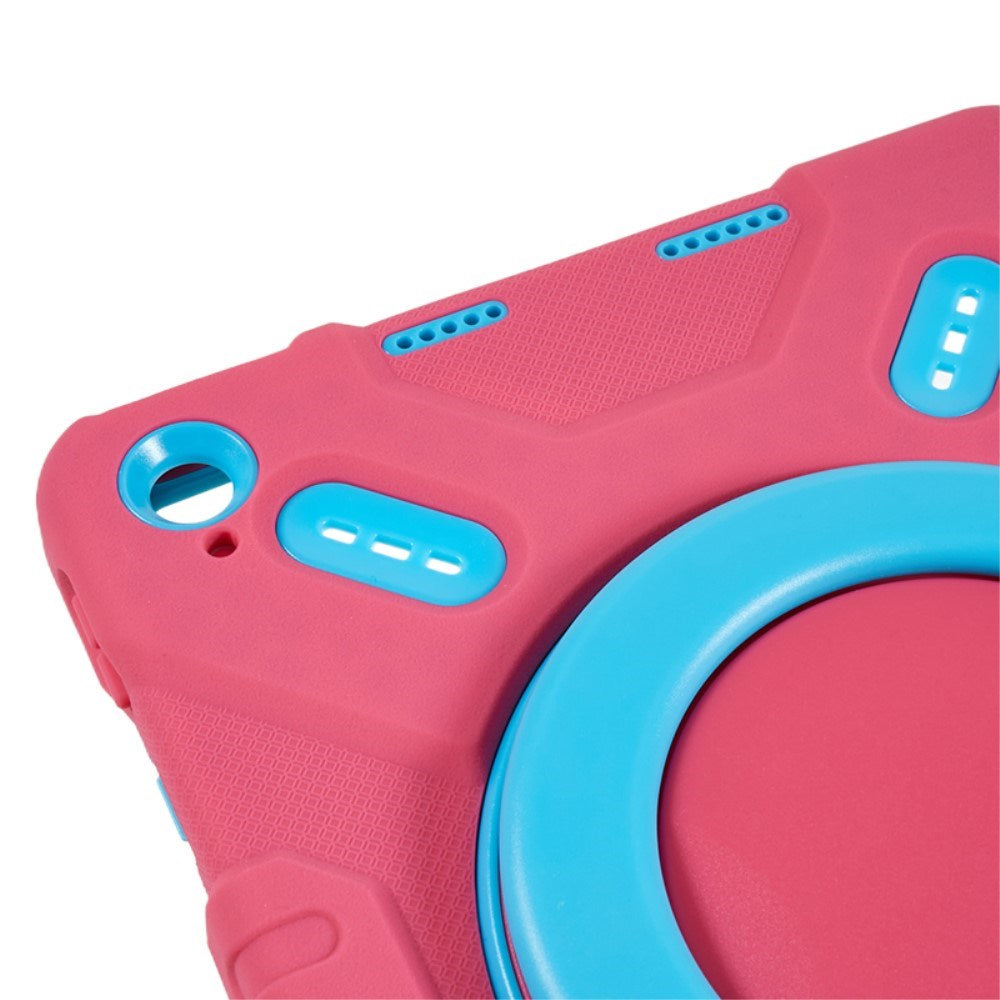Pepkoo iPad 11" (2025) / 10.9" (2024 / 2022) Barnedeksel med Roterbart Stativ - Rosa / Blå