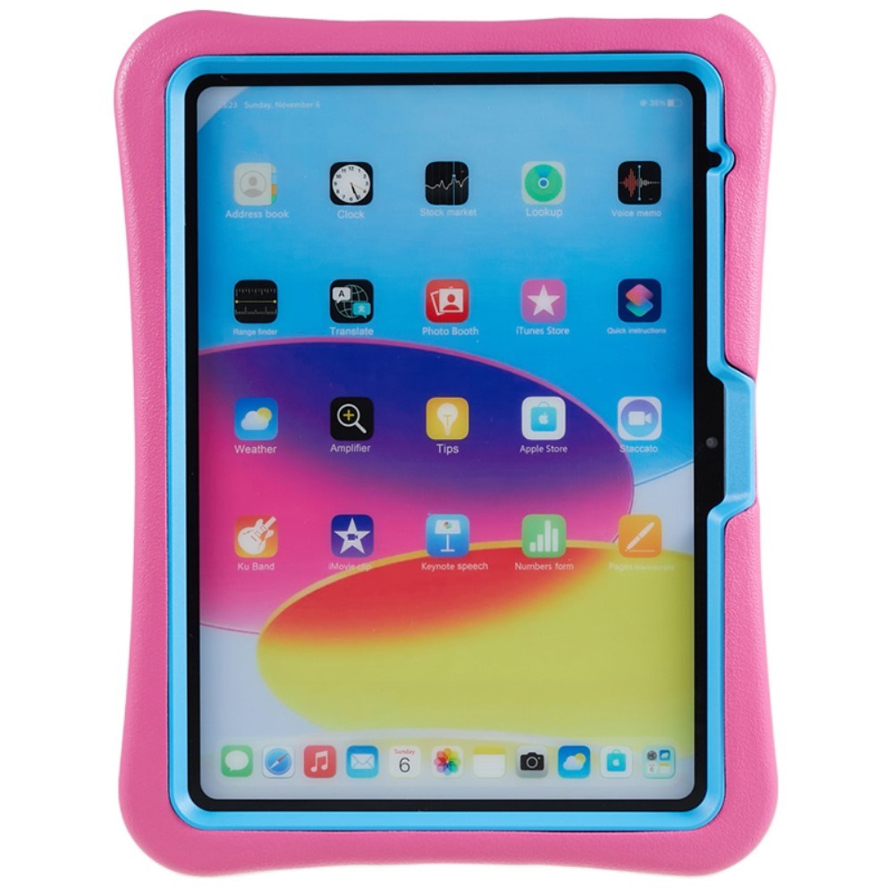 EIDERWOOD iPad 11" (2025) / 10.9" (2024 / 2022) Barnedeksel med Stativfunksjon - Rosa / Blå