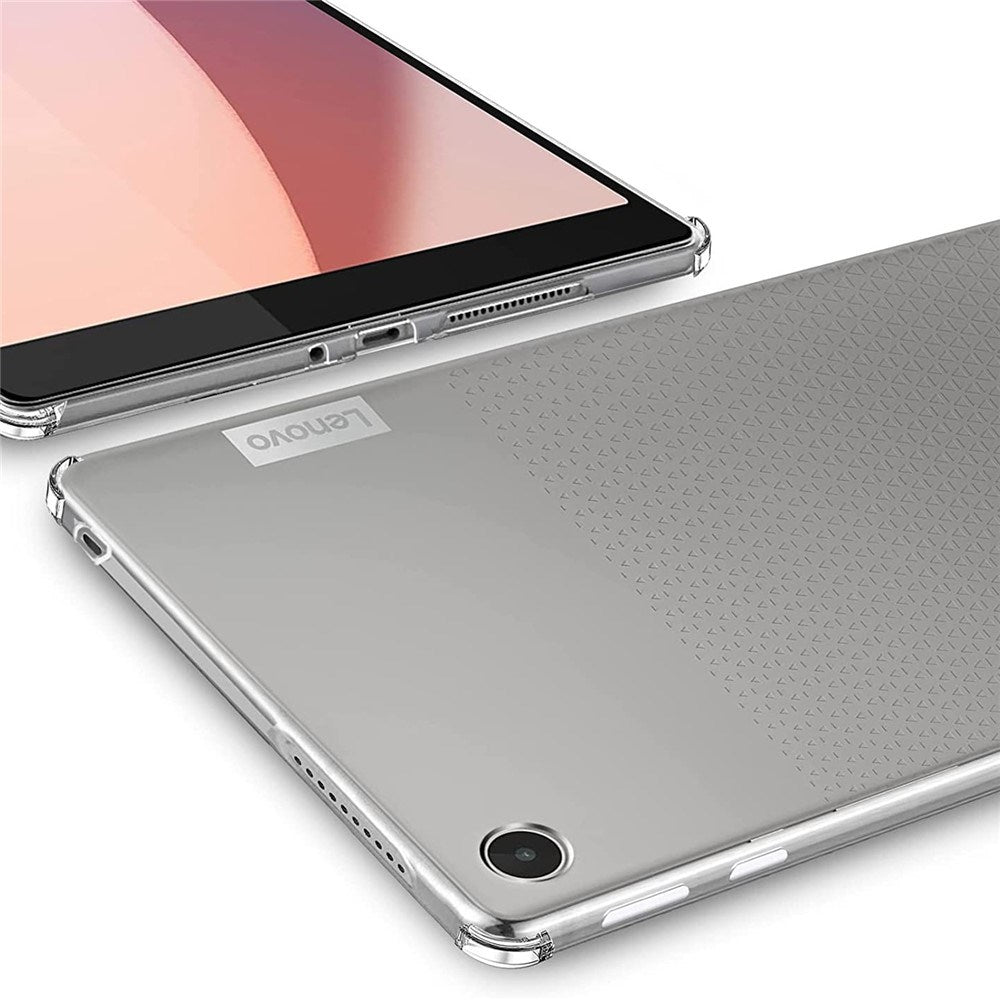 Lenovo Tab M8 (4. Gen.) Fleksibelt Plast Deksel med Støtdempende Hjørner - Gjennomsiktig