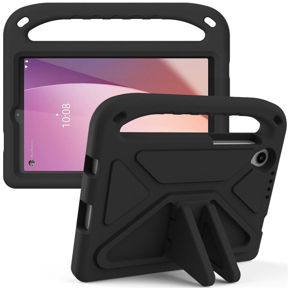 EIDERWOOD Lenovo Tab M8 (4. Gen.) Barn Deksel m. Håndtak & Støttefunksjon - Svart