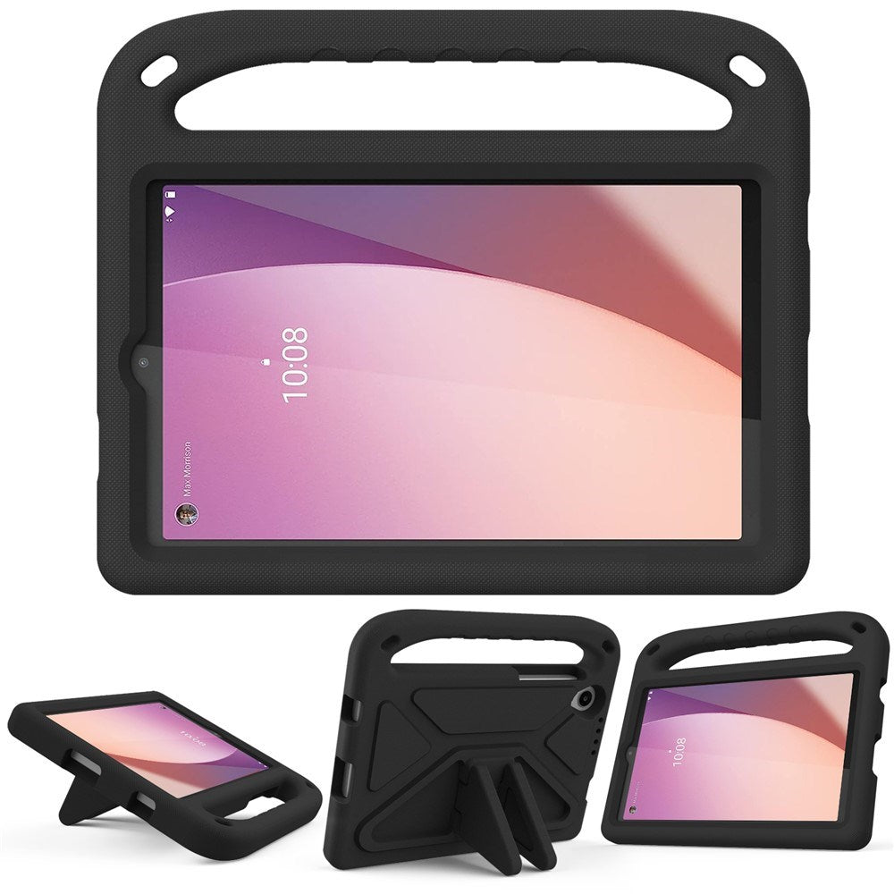 EIDERWOOD Lenovo Tab M8 (4. Gen.) Barn Deksel m. Håndtak & Støttefunksjon - Svart