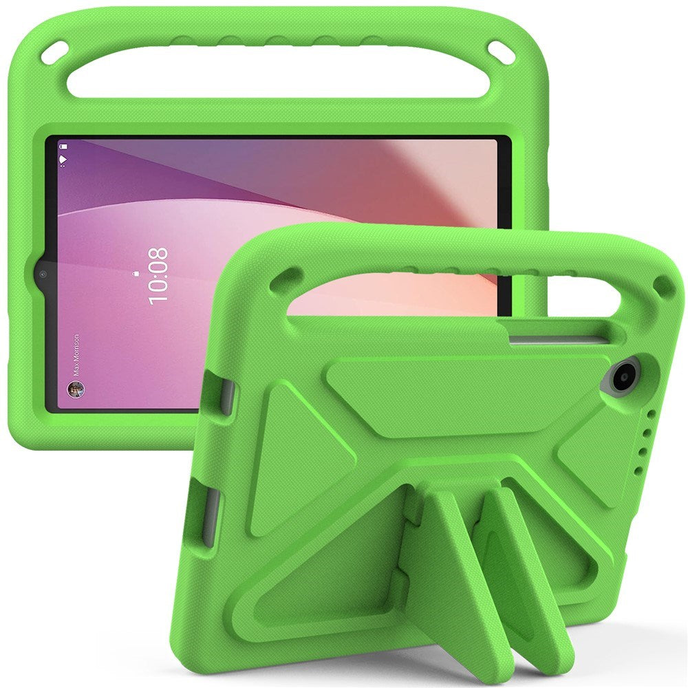 EIDERWOOD Lenovo Tab M8 (4. Gen.) Barn Deksel m. Håndtak & Støttefunksjon - Grønn
