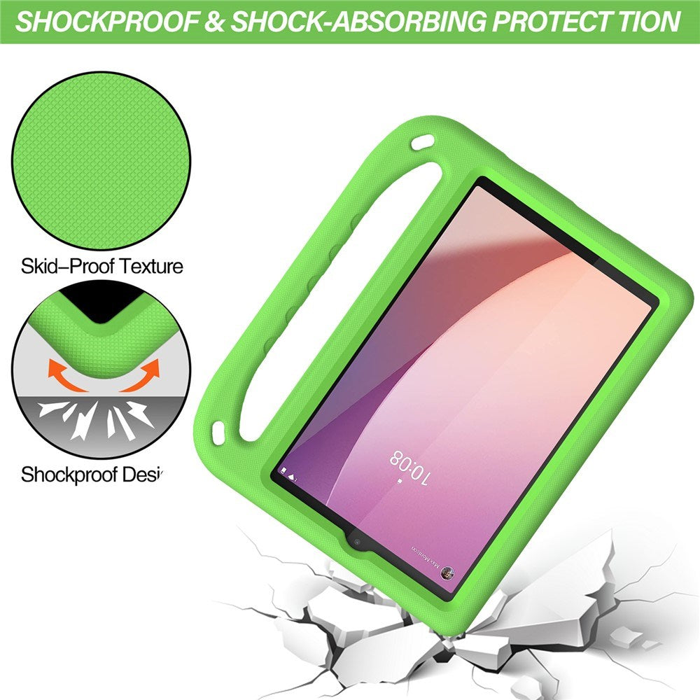 EIDERWOOD Lenovo Tab M8 (4. Gen.) Barn Deksel m. Håndtak & Støttefunksjon - Grønn