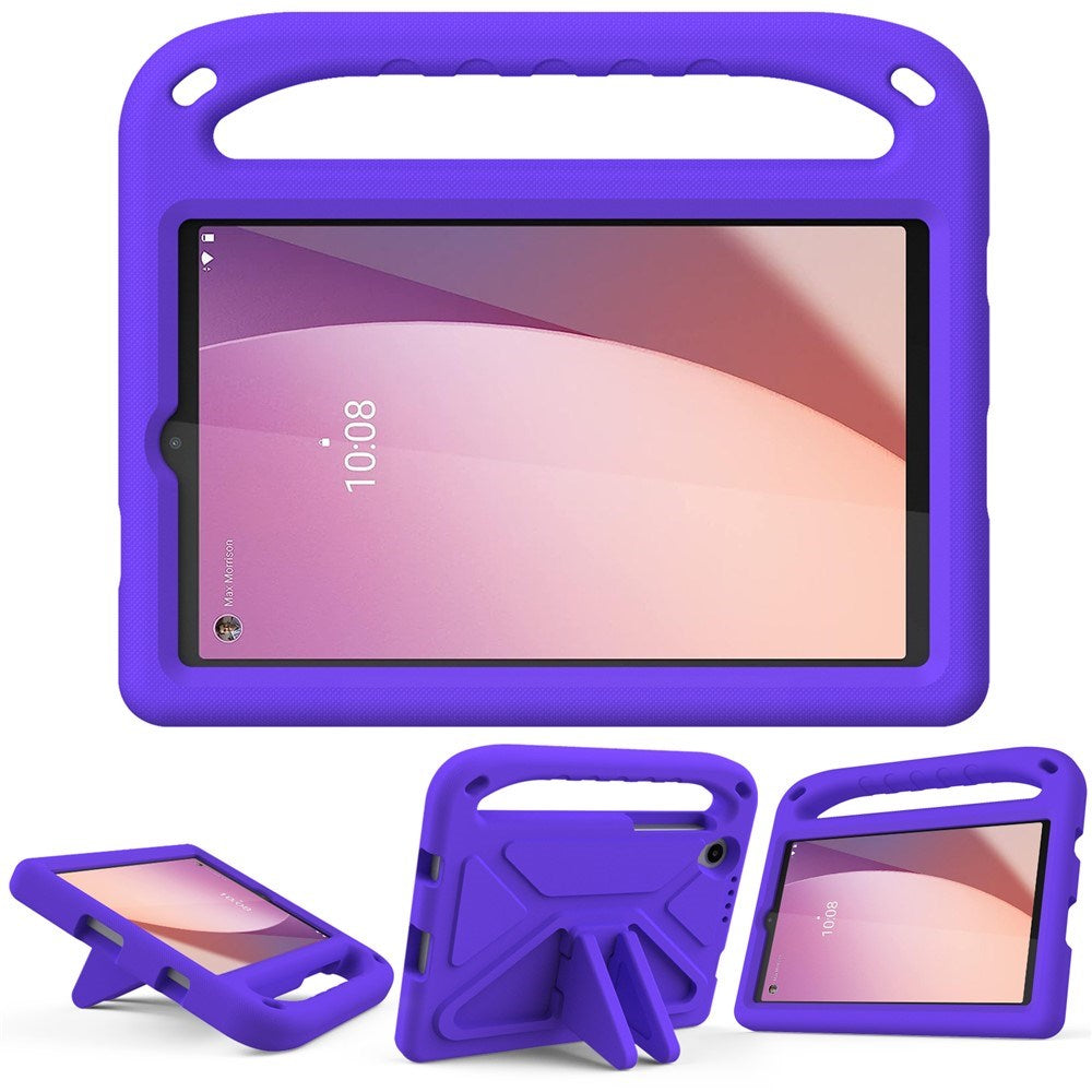 EIDERWOOD Lenovo Tab M8 (4. Gen.) Barn Deksel m. Håndtak & Støttefunksjon - Lilla