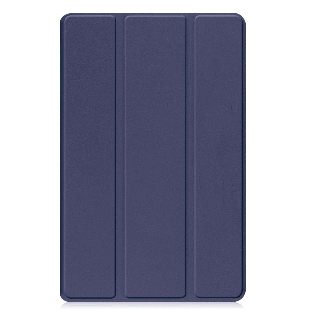 Samsung Galaxy Tab A9 Tri-Fold Skinn Deksel m. Stativfunksjon - Mørke blå