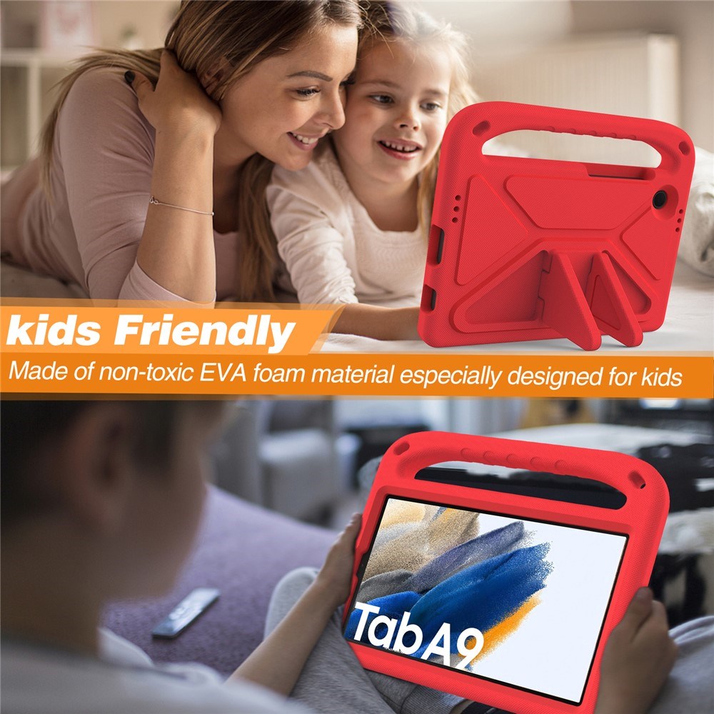 EIDERWOOD Samsung Galaxy Tab A11 / A9 Barnedeksel m. Kickstand - Rød