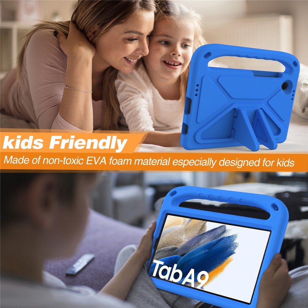 EIDERWOOD Samsung Galaxy Tab A11 / A9 Barnedeksel m. Kickstand - Blå