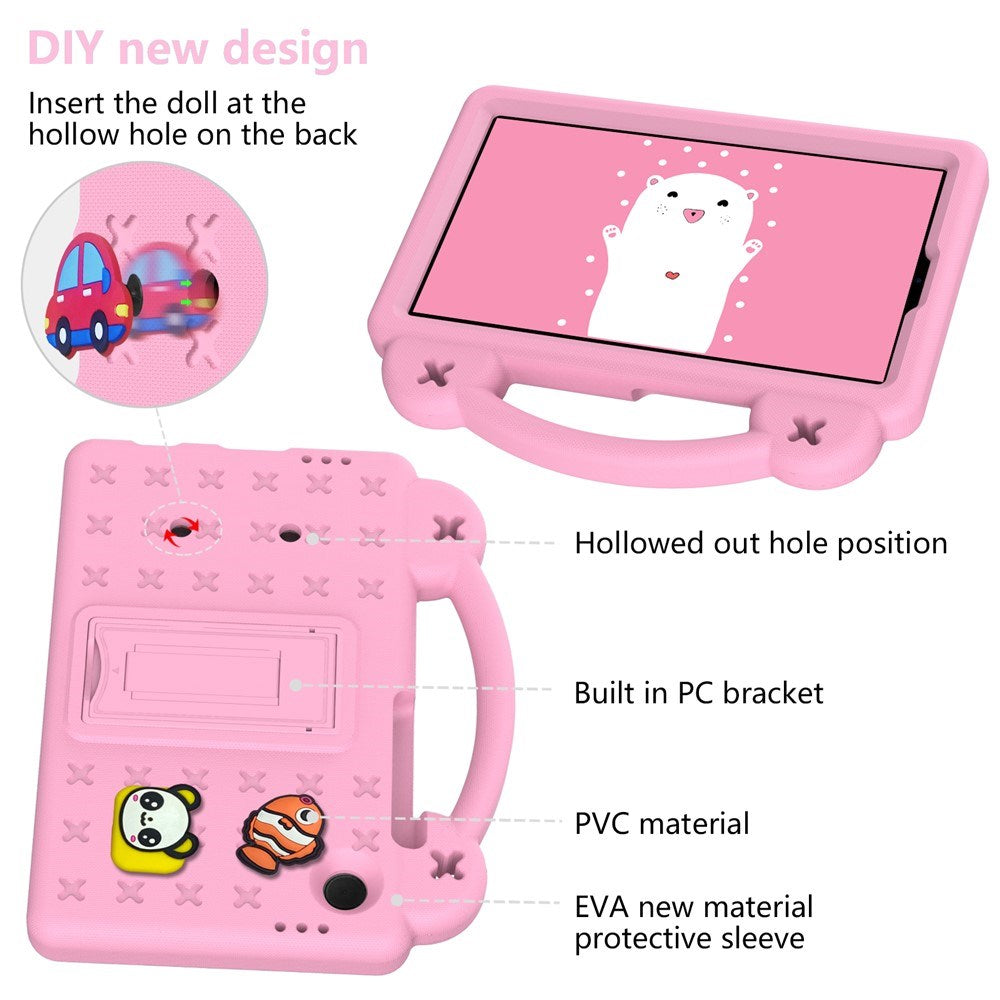 EIDERWOOD Samsung Galaxy Tab A11 / A9 Barnedeksel m. Kickstand - Rosa