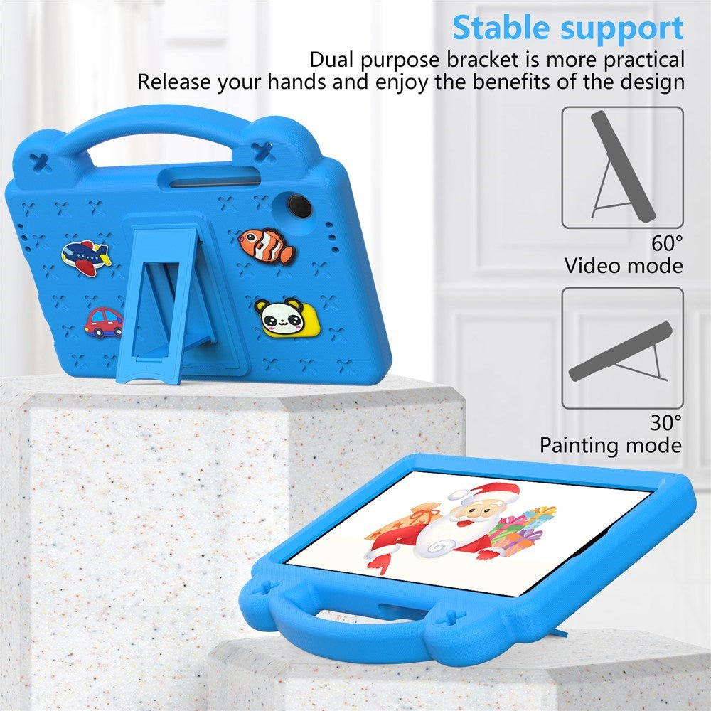 EIDERWOOD Samsung Galaxy Tab A11 / A9 Barnedeksel m. Kickstand - Blå